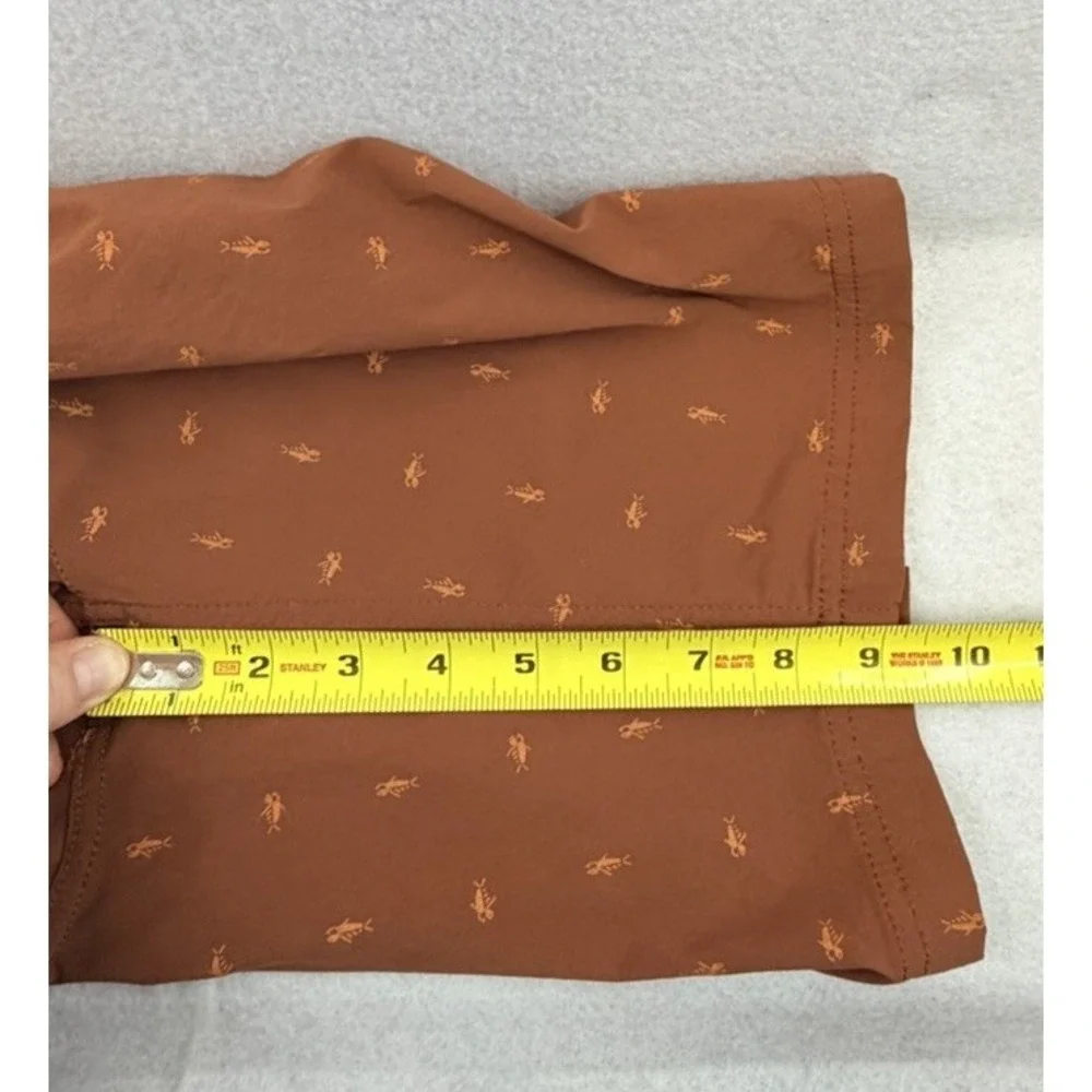Eddie Bauer TraveX Shorts Mens 35 Burnt Orange 9